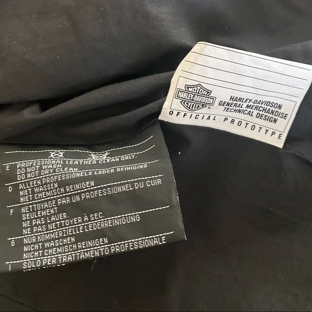 Prototype Harley Davidson Women’s Leather Jacket M​​​​​​​​ - Picture 5 of 9